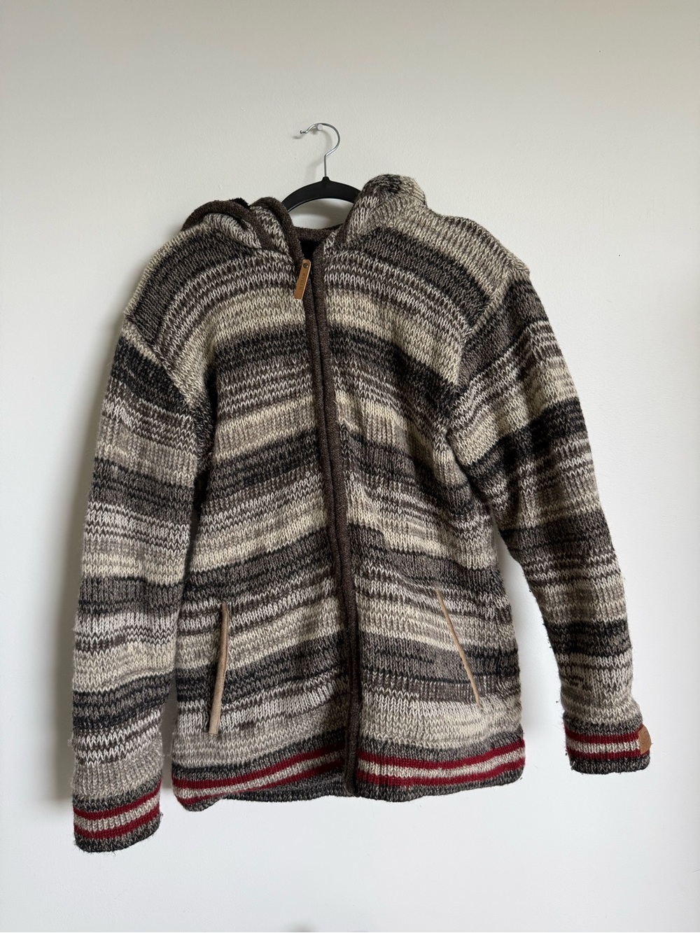 100% Wool Made In Nepal Kyber Outerwear Sweater